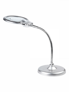 Лупа настольная с подсветкой на гибкой ноге Орбита INL50